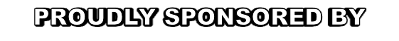 PROUDLY SPONSORED BY
